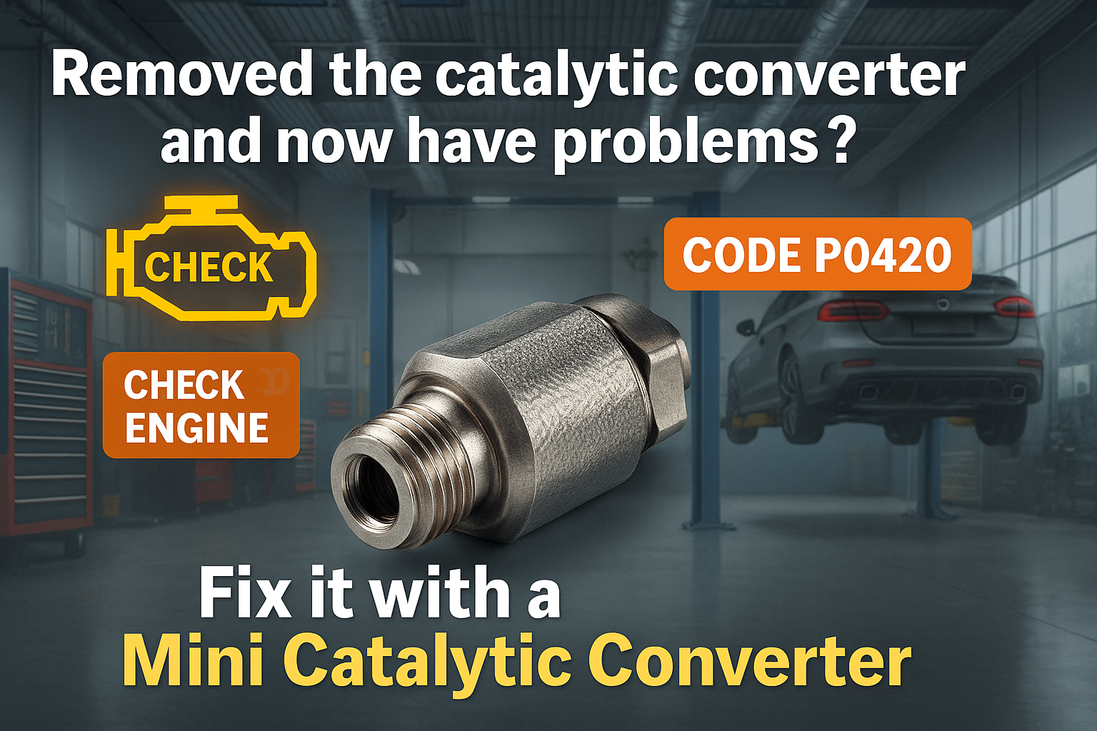 How To Fix P0420 Code Mini Catalytic Converter – How to Fix P0420 Error and Check Engine ...