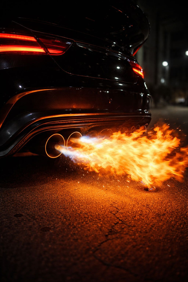 Flamas Racing Negras Cómo generar flamas más largas con el Kit de Flama 2.0– Master Cars Store